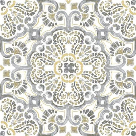 Floorpops Antico In W X In L Multicolor Peel Stick Vinyl Tile