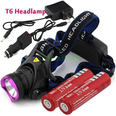 Lumens Cree Xm L Xml T Led Headlamp Headlight Flashlight Head