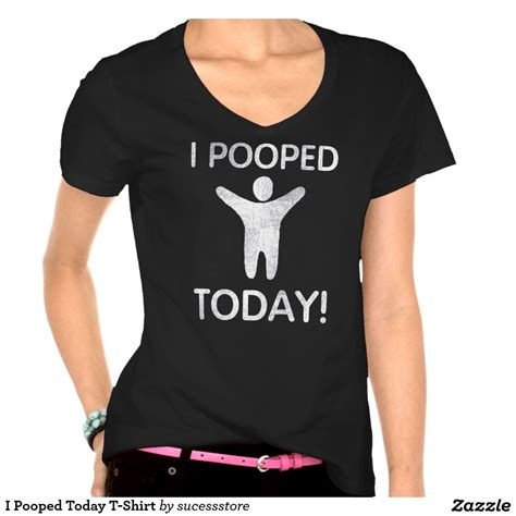 I Pooped Today T Shirt Funny Shirts Evil Tool Design Zazzle Shop My