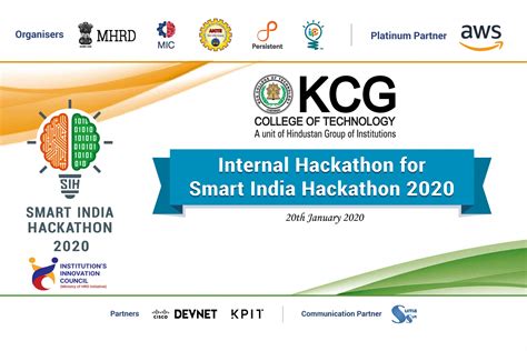 Smart India Hackathon 2020 Kcg College Of Technology