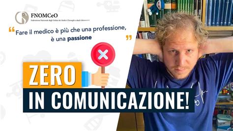 Fare il medico è una passione la disastrosa campagna FNMCeO YouTube