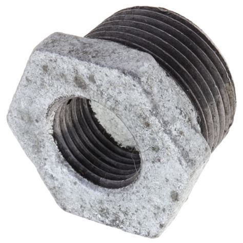 Gmbu0342 Everflow Gmbu0342 34 X 38 Galvanized Malleable Hex Bushing