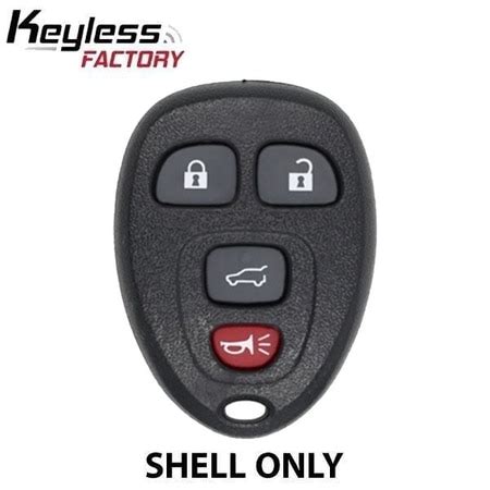 Keylessfactory 2007 2015 GM 4 Button Keyless Entry Remote SHELL