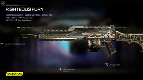 Righteous Fury Warzone And Modern Warfare 3 Blueprint