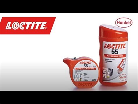 LOCTITE 55 Gewindedichtfaden Hochfester Fügeklebstoff YouTube