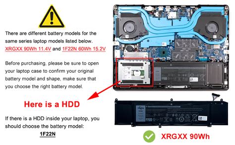 Amazon Dentsing Xrgxx Laptop Battery Replace For Dell Alienware