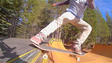 GoPro Hero 3 Black Edition Woodward Tahoe Skateboarding 120fps YouTube