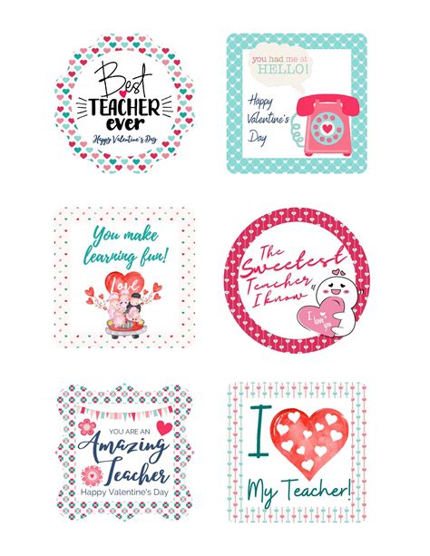 Valentine Cards For Teachers Show Your Appreciation California