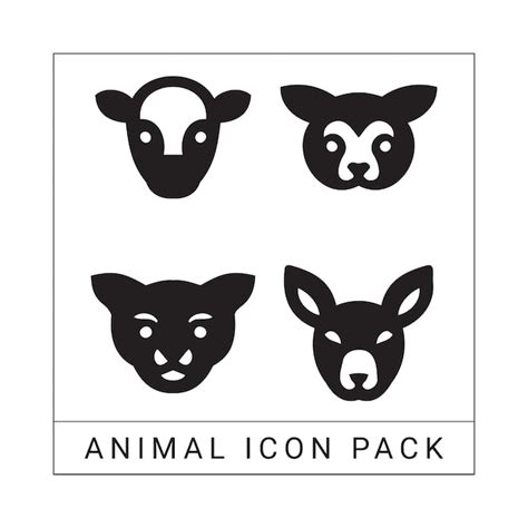 Premium Vector Animal Icon Pack With Vector Files