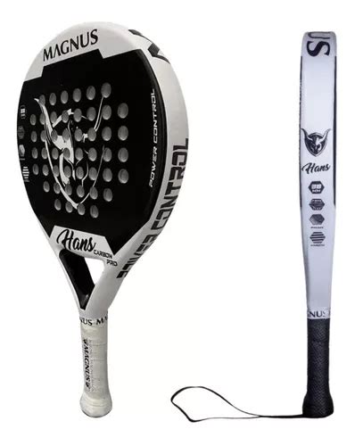 Paleta Padel Carbono Raqueta Profesional Magnus Hans Pro Cuotas Sin