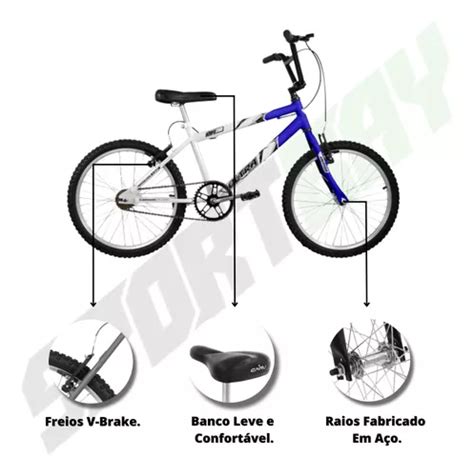 Bicicleta Adulto Aro 20 Masculina Ultra Bike Preto branco à venda em