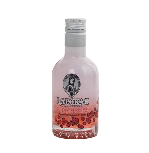 Миньон Царская Клюквенная водка шкалик водки Czars cranberry мини бутылки