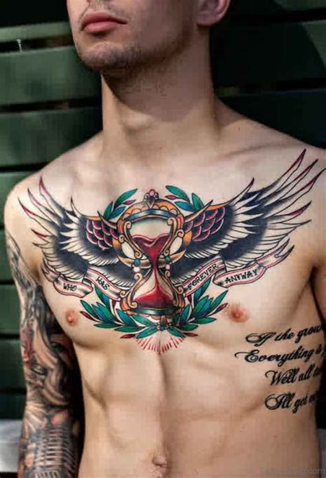 70 Stylish Wings Tattoo For Chest Tattoo Designs TattoosBag