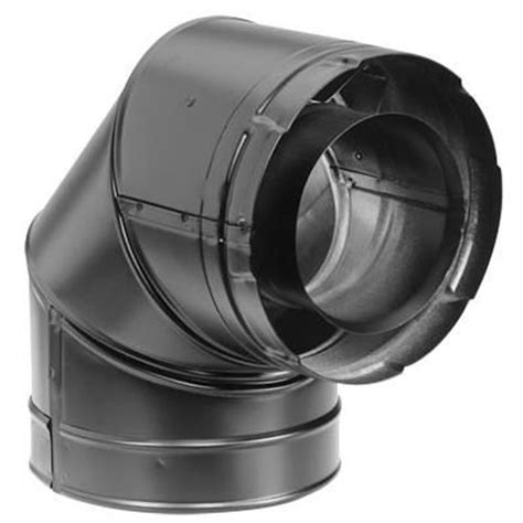 Duravent 46dva E90b 90 Elbow Black 4 X 6 58 Directvent Pro