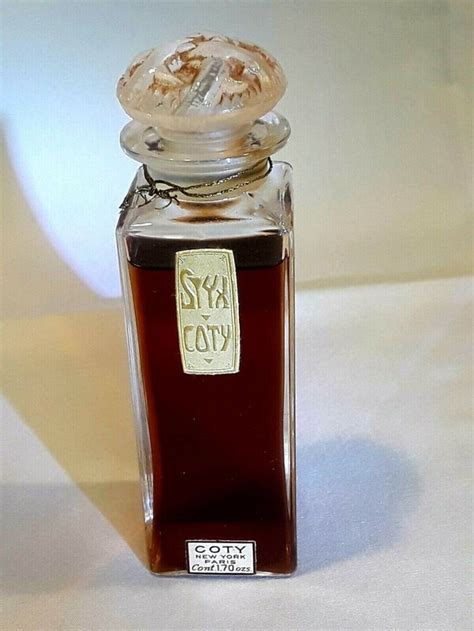 Styx Perfume By Coty Lalique Design Bottle S Large Oz Size