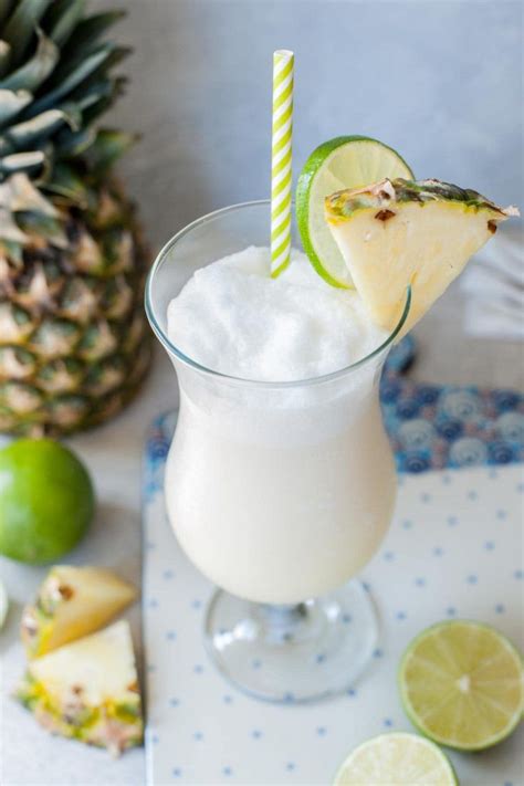 You Only Need 4 Ingredients Pineapple Juice White Rum Cream Of Coconut And Ice For This