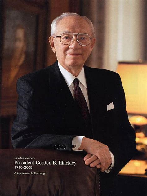 Magazine Tribute To President Gordon B Hinckley Lds365 Resources