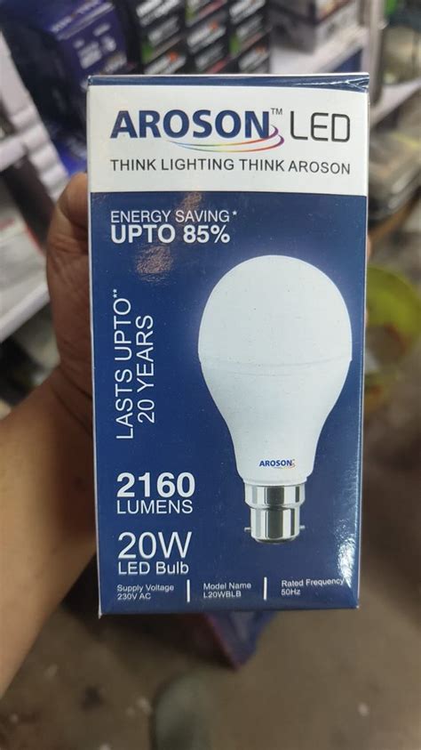 W B Aluminum Led Bulb K Cool White At Rs Piece In Lucknow