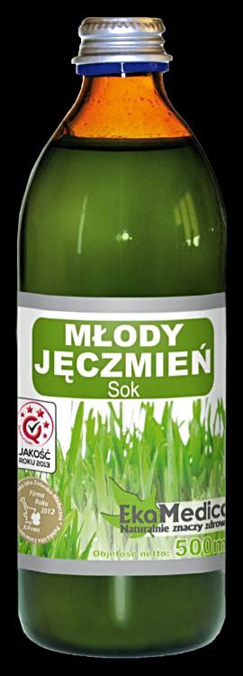 Sok z młodego jęczmienia pojemność 500 ml Eka Medica Sklep