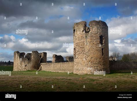 Flint Castle Flint Flintshire North East Wales Uk Stock Photo Alamy