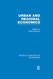 Urban And Regional Economics St Edition Philip Mccann Routledge