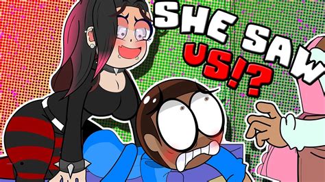 She Caught Us In My Room My Big Tiddy Goth Gf Experience Part 2 Animated Story Youtube