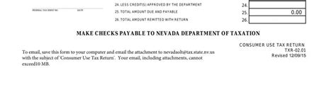 Consumer Use Tax Return Nevada Fill Out Printable PDF Forms Online