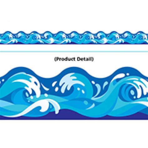 Water Waves Border - The Craft Shop, Inc.