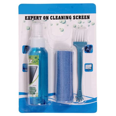 Yonkx 3 In 1 Screen Cleaning Kit With Brush And Micro Cloth For Pc Laptops