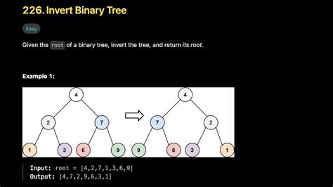 Leetcode Invert Binary Tree Youtube