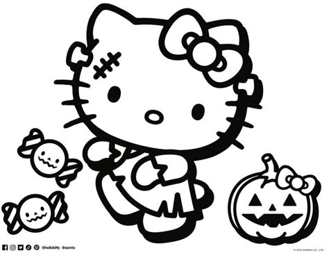 Halloween Coloring Pages, Coloring Pages To Print, Coloring Sheets, Coloring Books, Hello Kitty ...