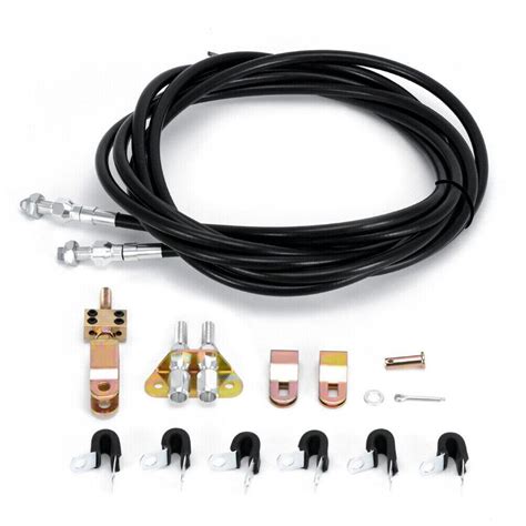 Universal Rear Parking Brake Emergency E Brake Cable Kit B Ebay