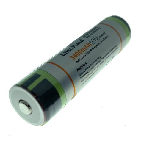Baterie LiitoKala 18650 s ochranou 3400mAh