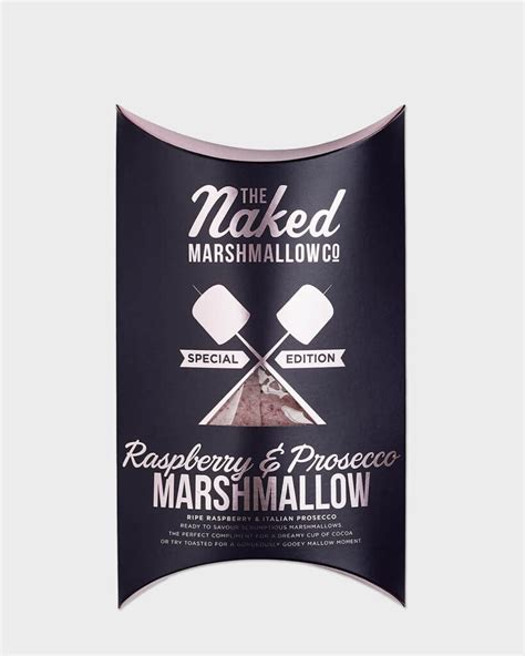 Raspberry Prosecco Gourmet Marshmallows The Naked Marshmallow Co POPP