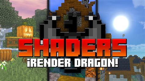 Shaders Render Drag N Para Minecraft Bedrock Youtube