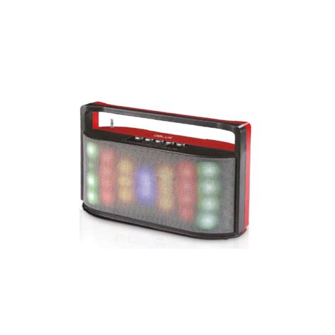 Ripley Parlante Con Luz Multicolor Con Entrada Sd Usb Radio Fm Bt Black