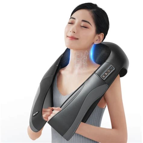 Neck Shoulder Back Massager Heat Deep Tissue 3d Kneading Massager Shoulder Massager And Neck