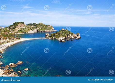 Isola Bella Beach, Taormina Stock Photo - Image of mazzar, place: 13660934