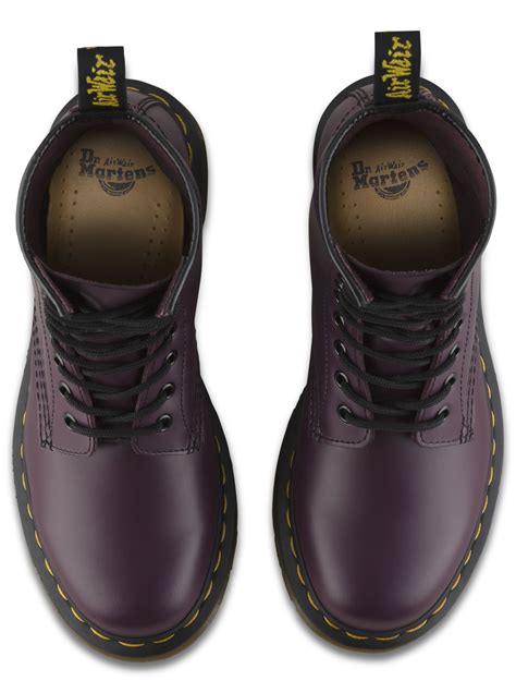 Dr Martens Women S Smooth Leather Lace Up Boots In Purple Smooth