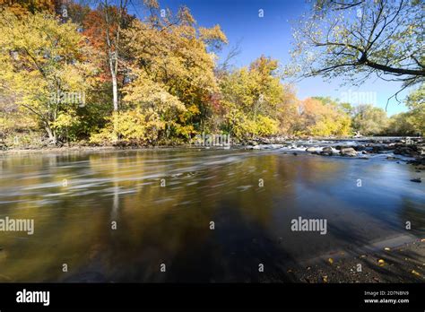 The Don River Flowing At East York Toronto Stock Photo Alamy