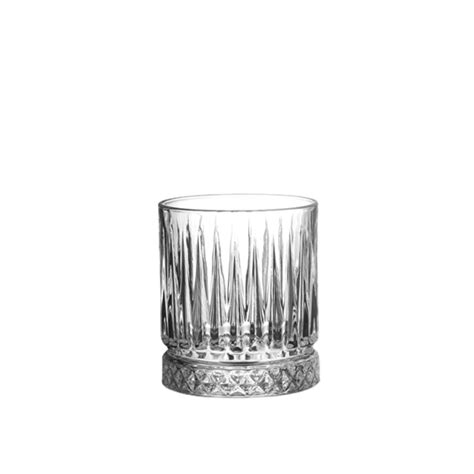 Ly Thuỷ Tinh Hoa Văn Viền Kim Cương Dof 370ml Chalo Glass Ncc 1