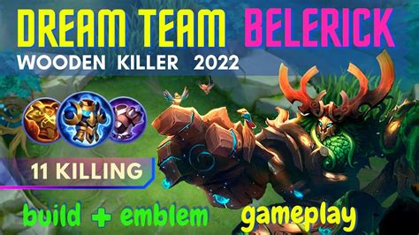 BELERICK 2022 TANK ASSASSIN EMBLEM AND BUILD GAMEPLAY MLBB YouTube