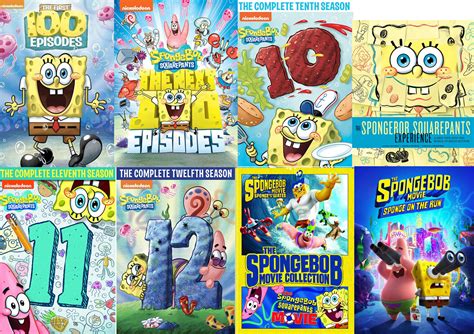 SpongeBob SquarePants The Complete Seasons 1 12 DVD Sets Best 200