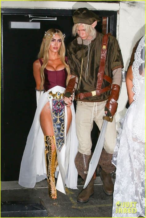 Photo Megan Fox Machine Gun Kelly Link Zelda Halloween Photo