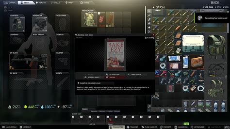 NEW KAPPA ITEM BakeEzy Cook Book Escape From Tarkov Kappa Container