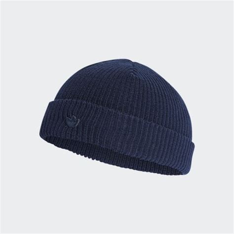 Adidas Adicolor Short Beanie Blue Adidas Uk