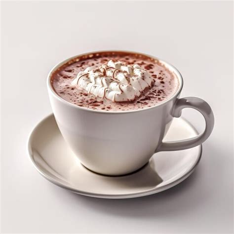 Premium AI Image A Delicious Cup Of Hot Chocolate
