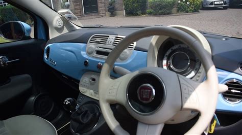 62 Fiat 500 1 0 Lounge Twin Air Baby Blue YouTube