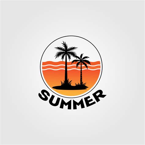 Summer modern design logo template 5099324 Vector Art at Vecteezy