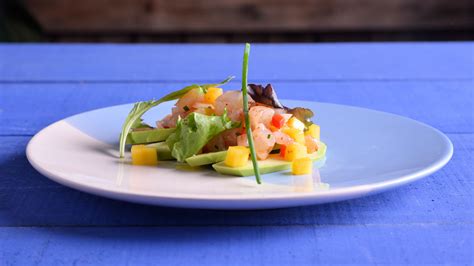 Tartar De Gambas Con Melocot N Y Aguacate Ana Jim Nez Garc A Receta